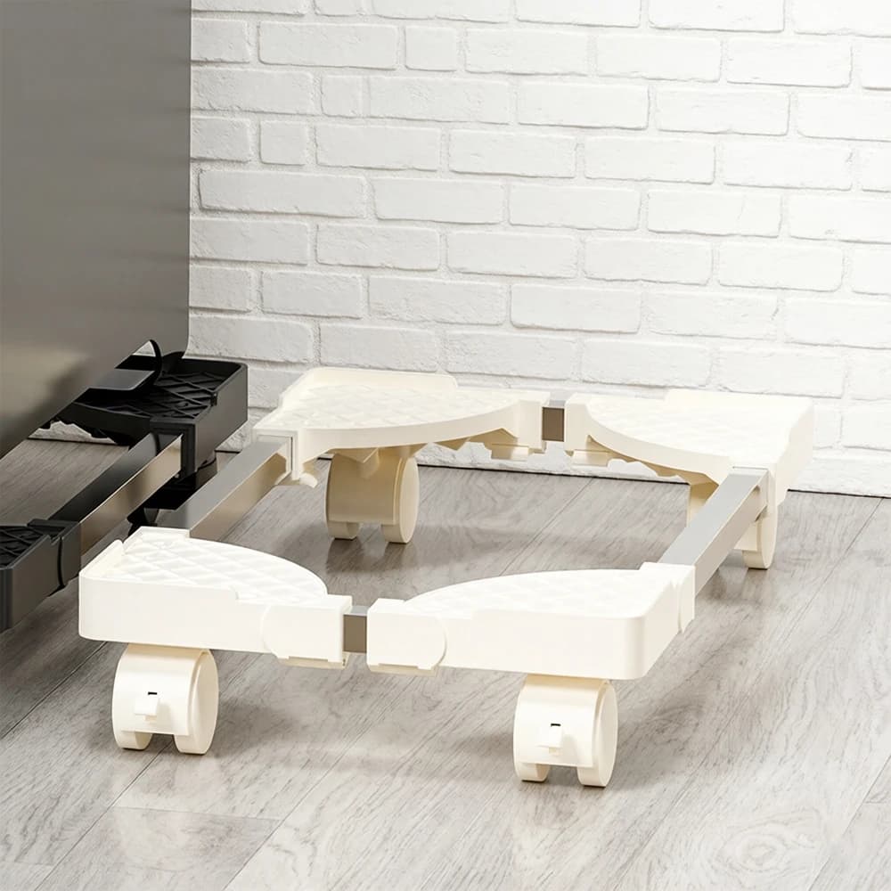 Homefish Computer Stand Adjustable Mobile CPU Holder PC Tower Stand with Rolling Caster Wheels PC Floor Riser Stand