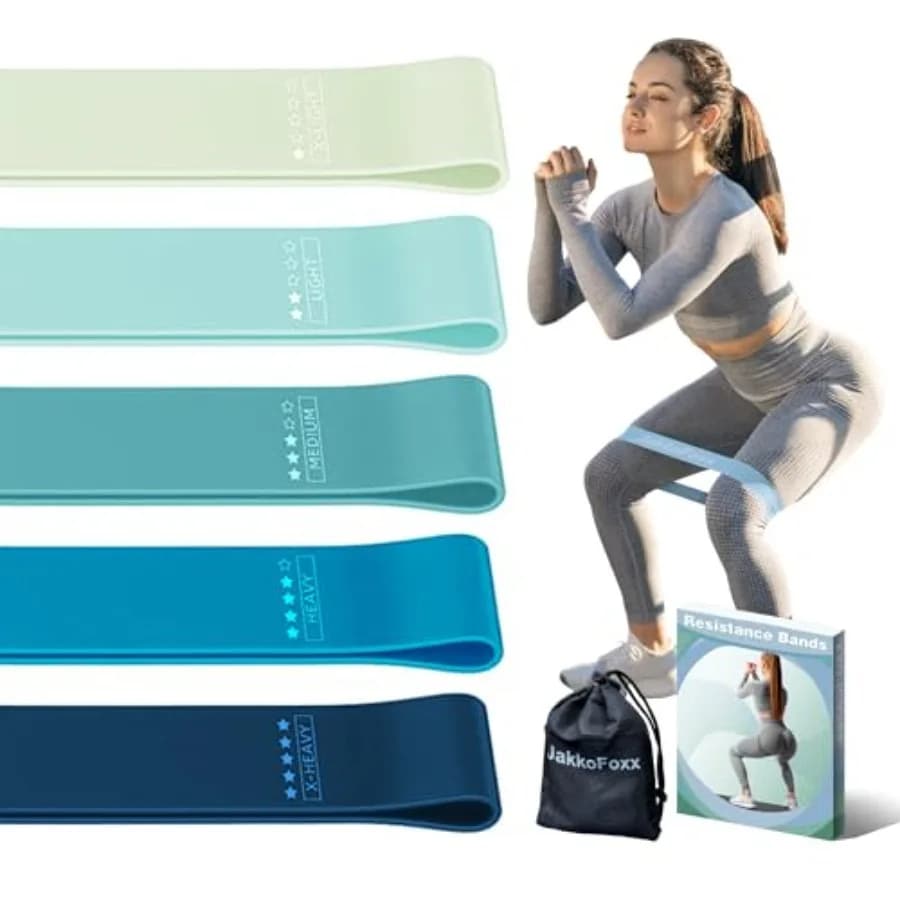 Fasce Elastiche di Resistenza per Esercizi, Bande di Resistenza per Fitness Domestico, Stretching, Allenamento della Forza, Fisioterapia
