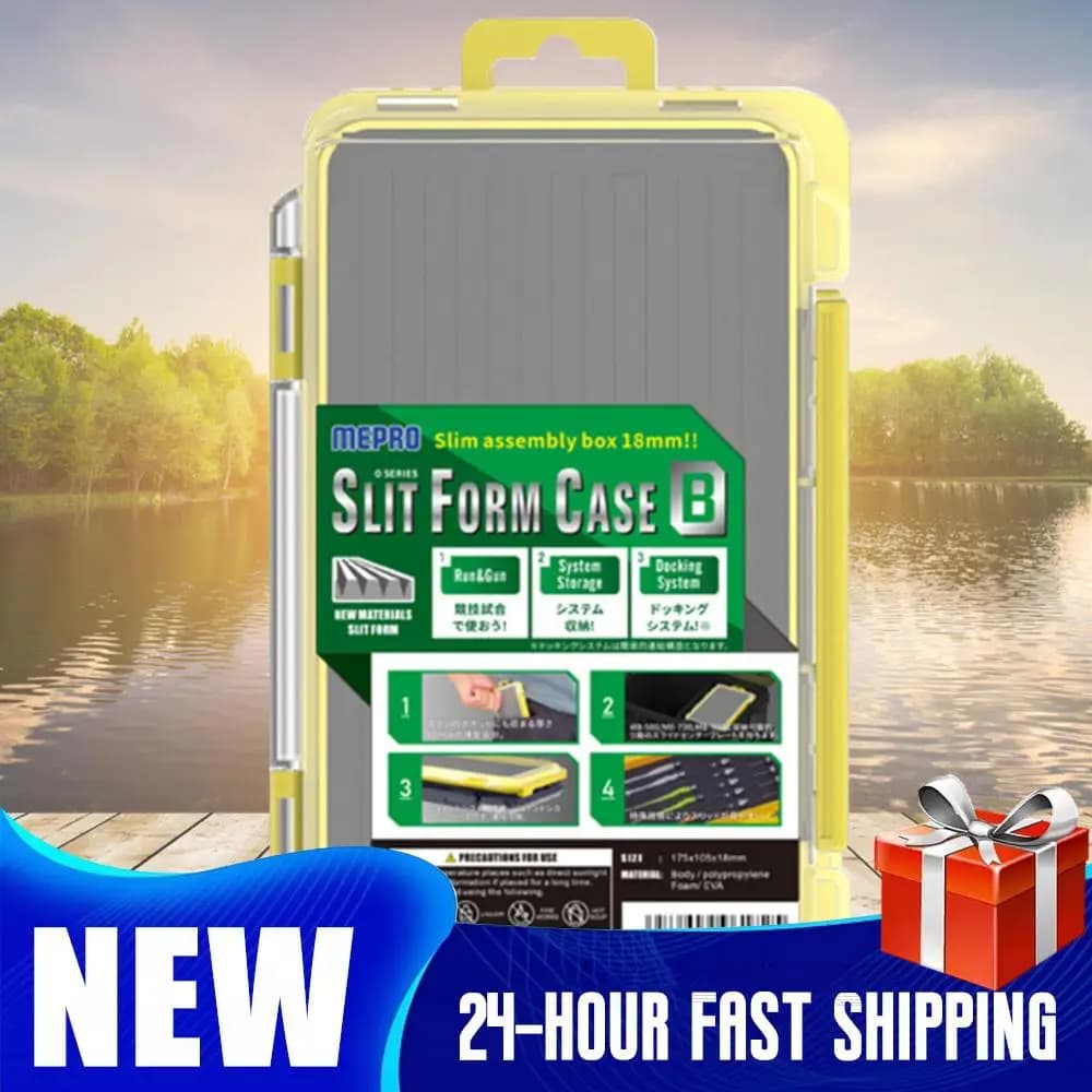Scatola portatile per esche, scatola multifunzione per attrezzatura da pesca con inserto in schiuma per esche, ami e accessori, custodia per attrezzatura da pesca all'aperto