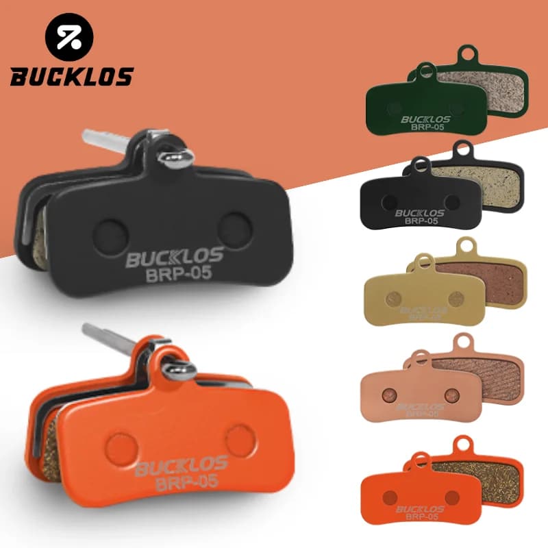 BUCKLOS Bicycle Disc Brake Pads Durable Bike Hydraulic Brake Pad for Shimano D01S D03S Wear-restant Ceramic Resin Brake Pads