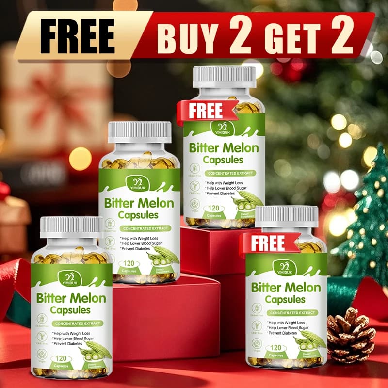 Buy 2 Get 2 for free! bitter melon extract capsules, support natural blood sugar, metabolism booster and weight management aid, vegan