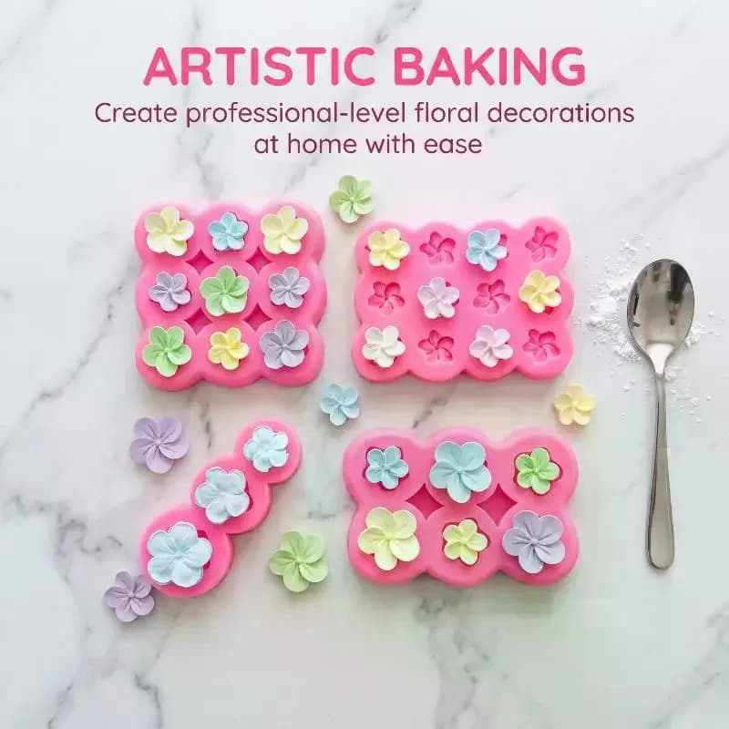 Stampo in Silicone 3D a Forma di Fiore per Mousse e Torte, Antiaderente, Ideale per Cioccolato e Ghiaccio, Perfetto per Creazioni DIY di Pasticceria