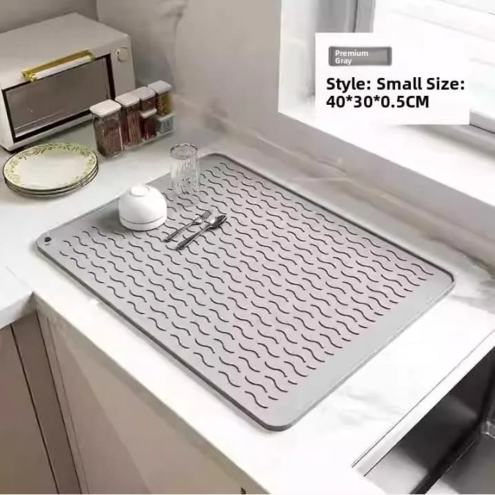 Anti-slip cooking pad, Urti absorption, drainage, Silicone, Japanese style, Freshness element