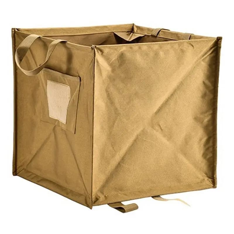 Storage Box Folding Triangle Trash Can Camping Equipment Storage Box Picnic Portable Large Capacity Storage Box-A57M