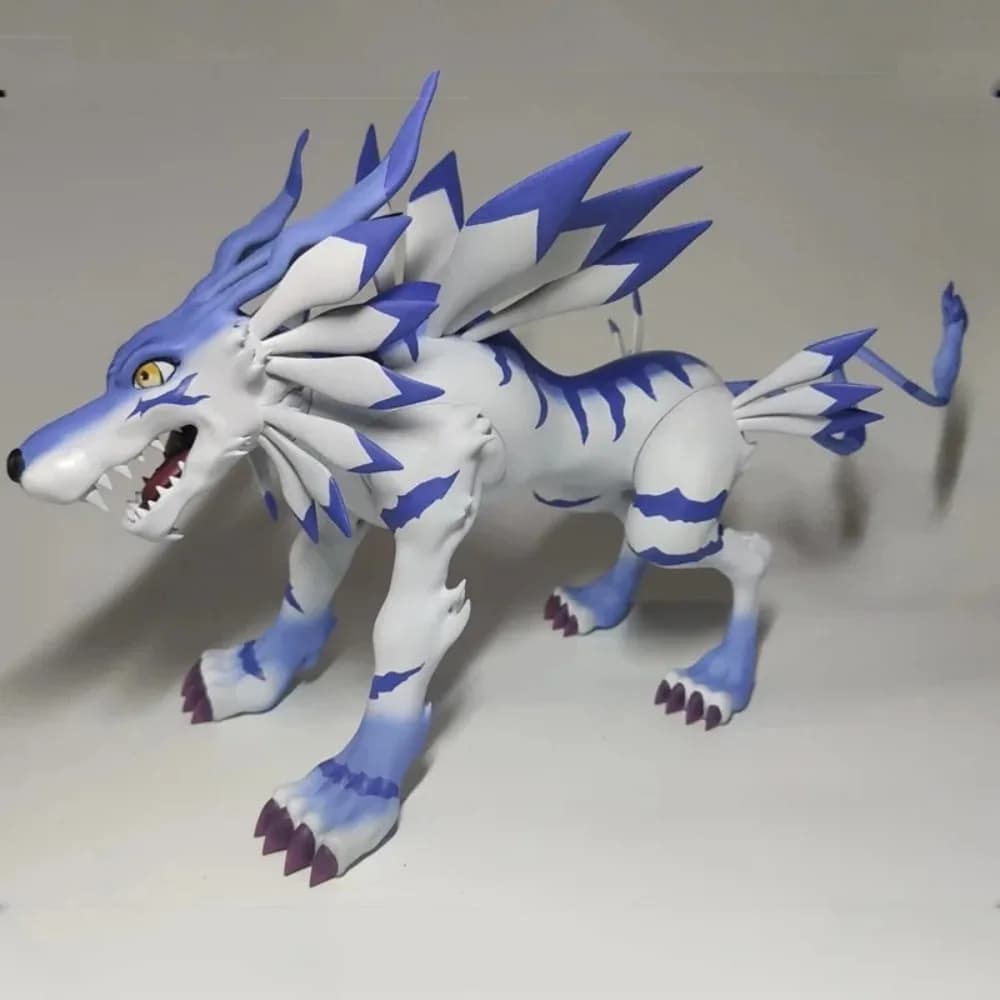11 cm/4.33 pollici Anime Digimon Adventure Figure Garurumon Action Figures Statua in PVC Desktop Ornamen Collezione Modello Giocattoli Regali