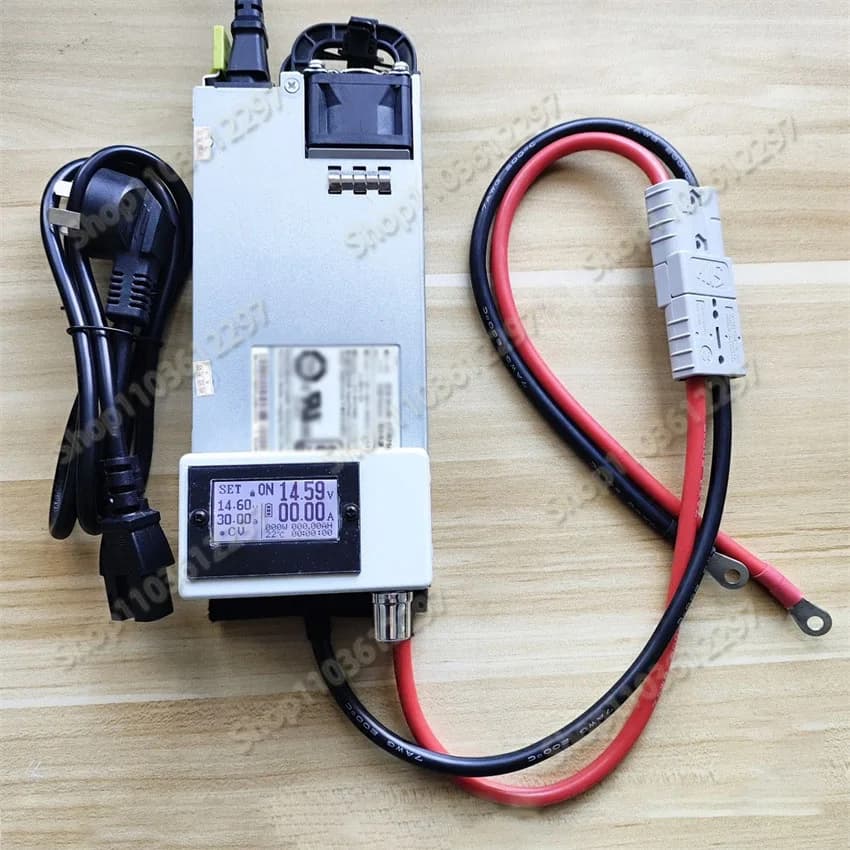 Caricabatterie RV 12V ad alta potenza da 14,6V 750W aggiornato, per batterie al litio ferro fosfato, al litio piombo-acido e batterie ternarie.