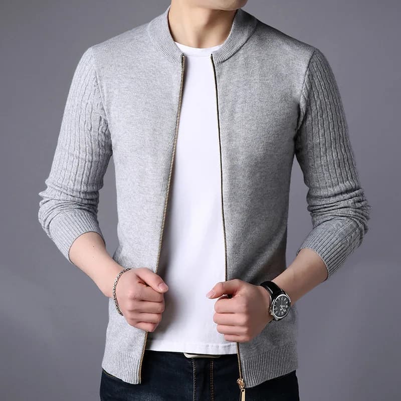 MRMT 2026 Nuovissimo Cardigan Lavorato a Maglia da Uomo, Moda Slim Fit, Stile Coreano con Colletto Piccolo, Maglione e Giacca per Uomo