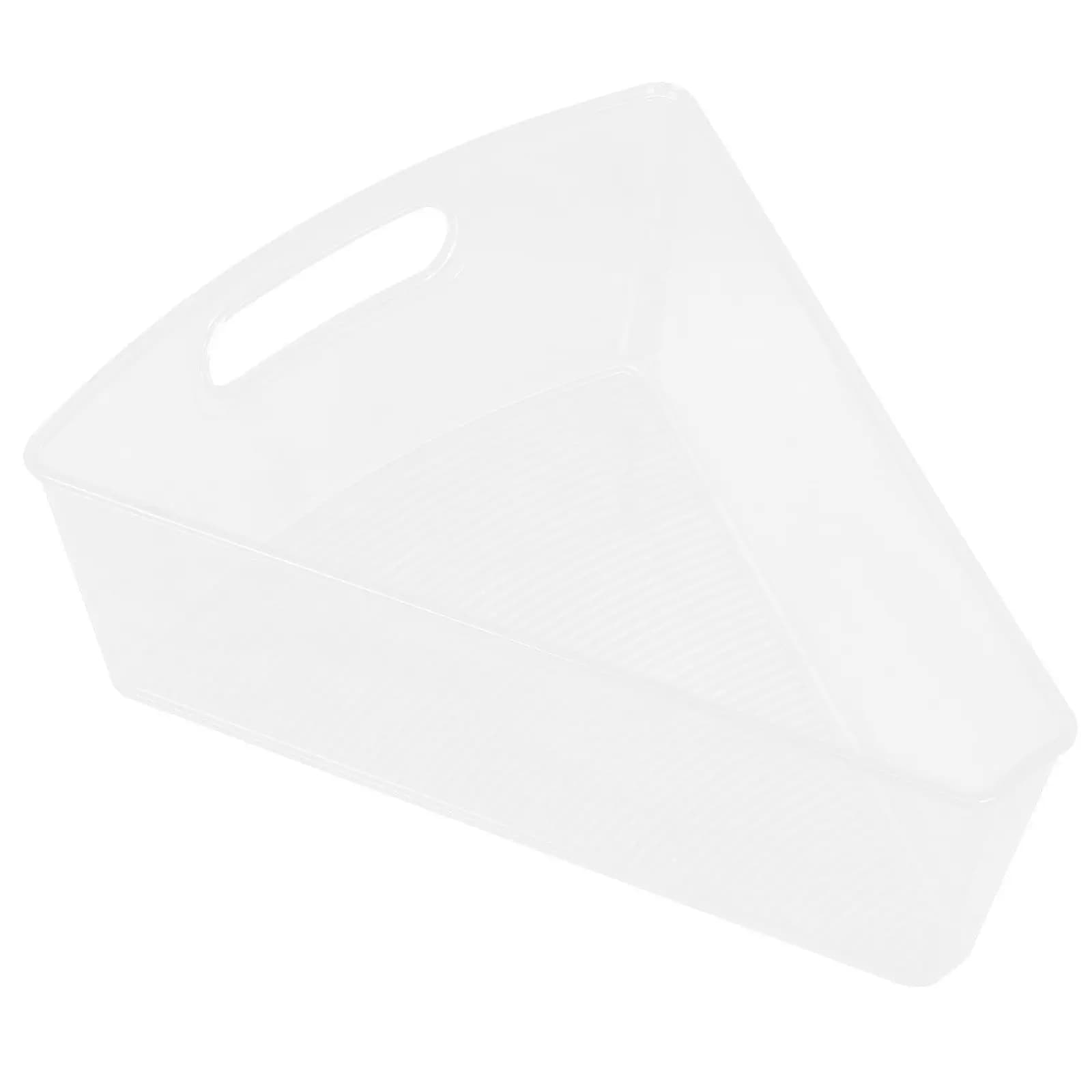 Fan-Shaped Prepared Food Container for Hot Pot Side Dish Storage Snack Tray Dried Fruit Serving Box Vegetable Holder Kitchen