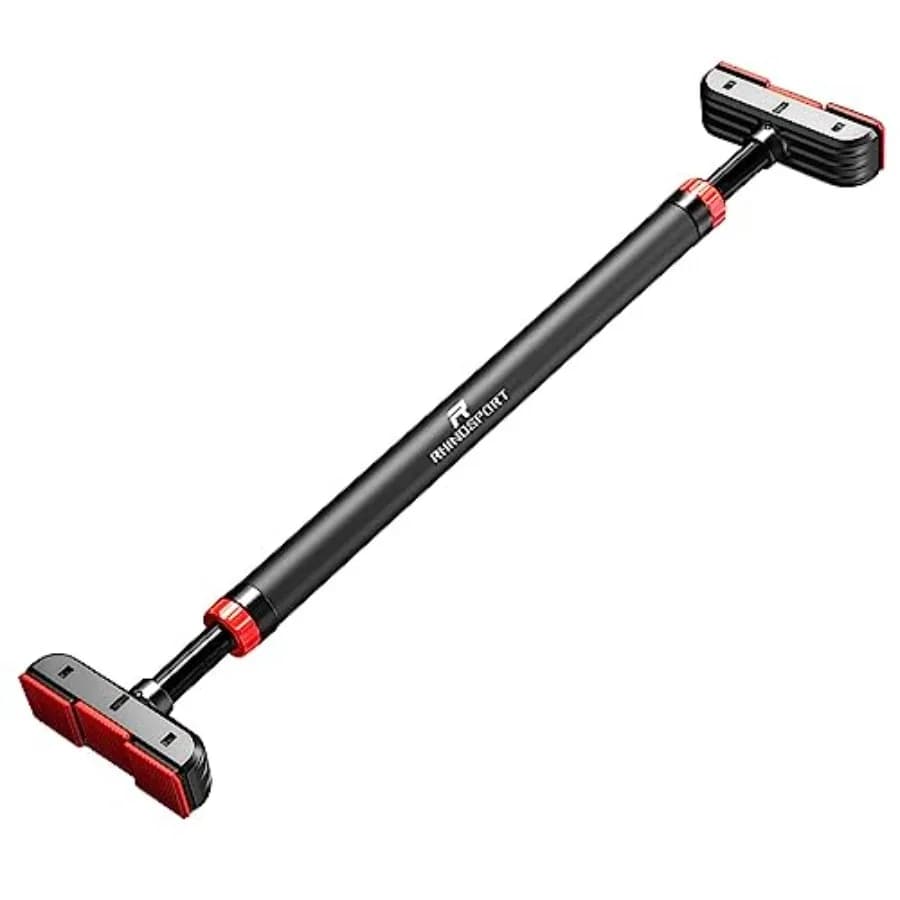 Barra per trazioni da porta, da 69-92 cm (27.1-36.2 pollici), attrezzatura per allenamento domestico, per allenamento parte superiore del corpo, antiscivolo