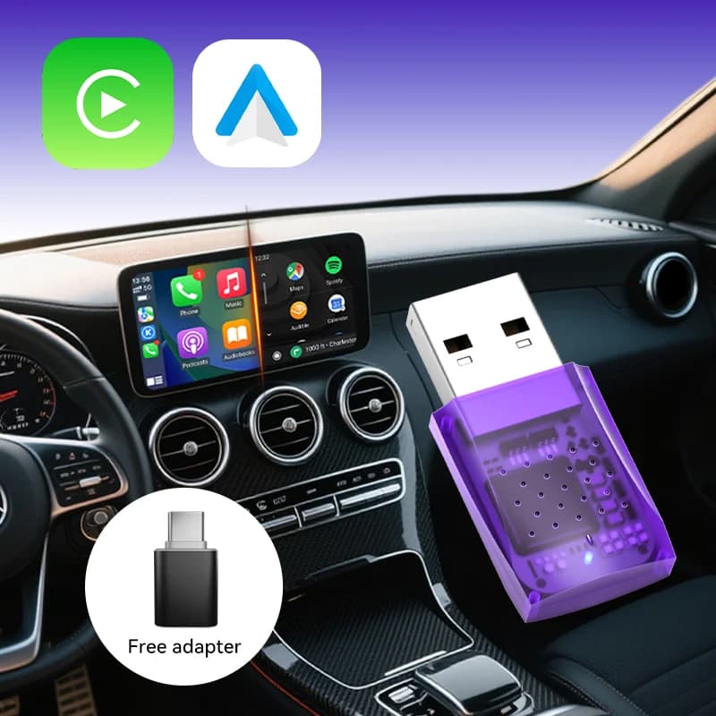 Connettore wireless universale CarPlay Android Auto Plug and Play senza sforzo CarPlay wireless portatile per Smart Box
