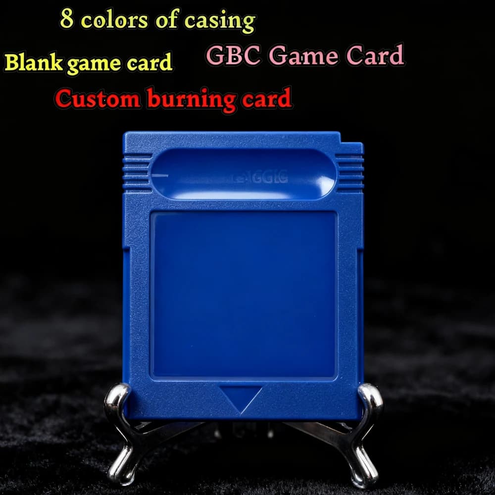Carta da gioco GBC vuota Nessun contenuto Carta da gioco Conteúdo gioco di masterizzazione personalizzato Nessun manuale Nessuna batteria Guscio multicolore