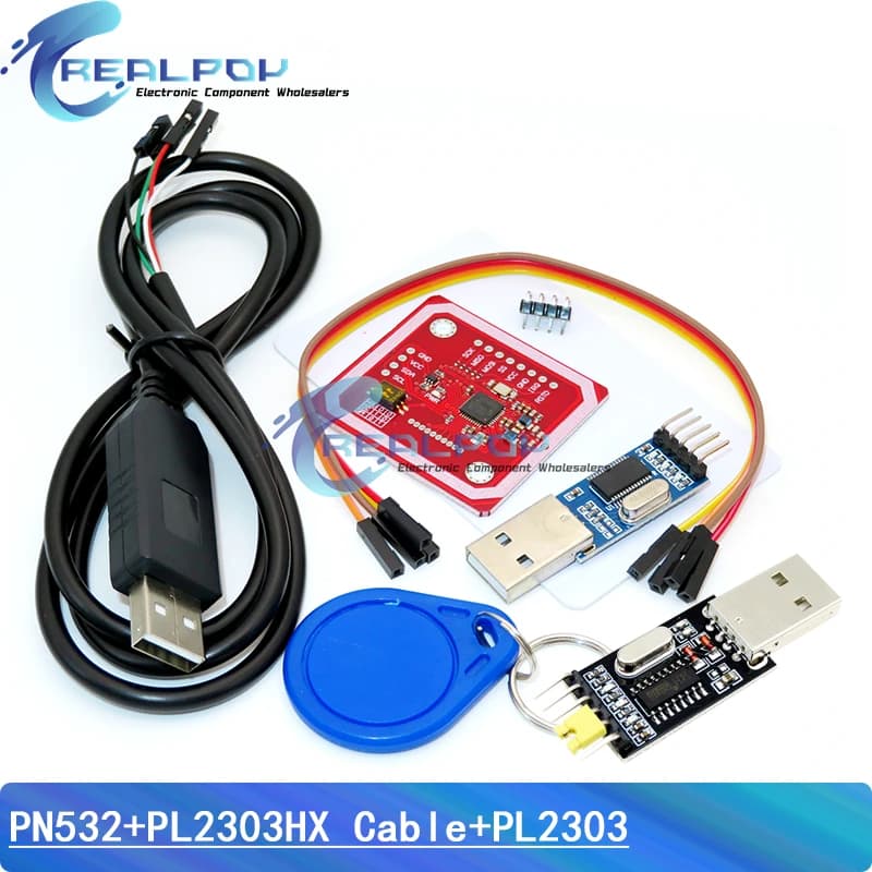 PN532 modulo Wireless RFID NFC kit utente V3 lettore Writer Mode IC S50 scheda PCB Antenna PL2303HX cavo di Download da USB a TTL CH340G