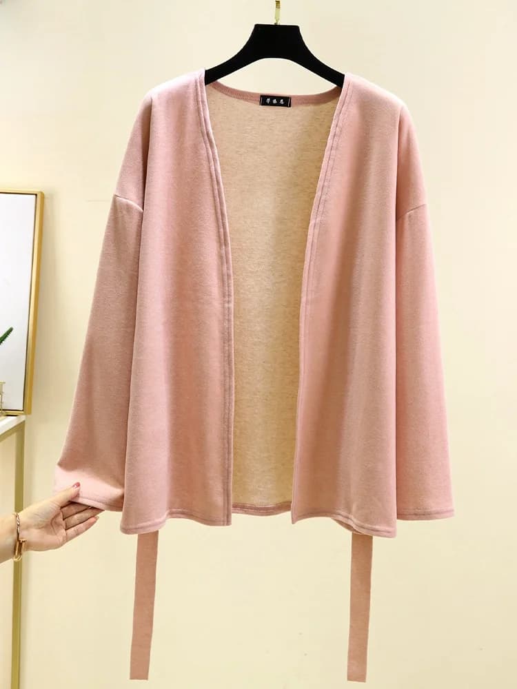 2024 New Winter Thickened Short Sleep Robe for Women Velboa Material Long Sleeve Casual Home Bathrobe Color Sleepwear