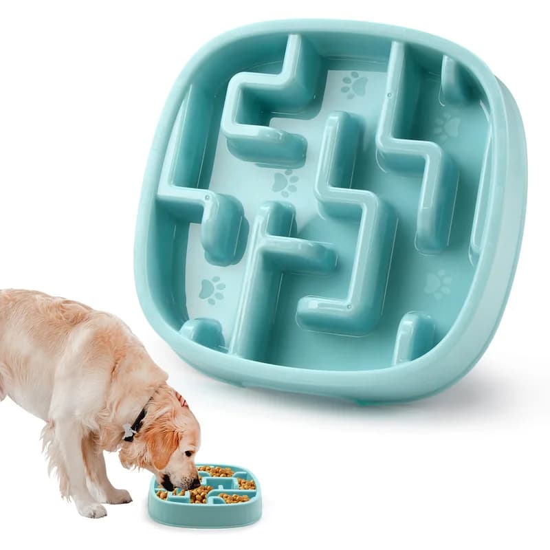 Best-selling dog anti-choking puzzle slow-feeding bowl, pet slow-feeding device, dog food bowl, feeding bowl