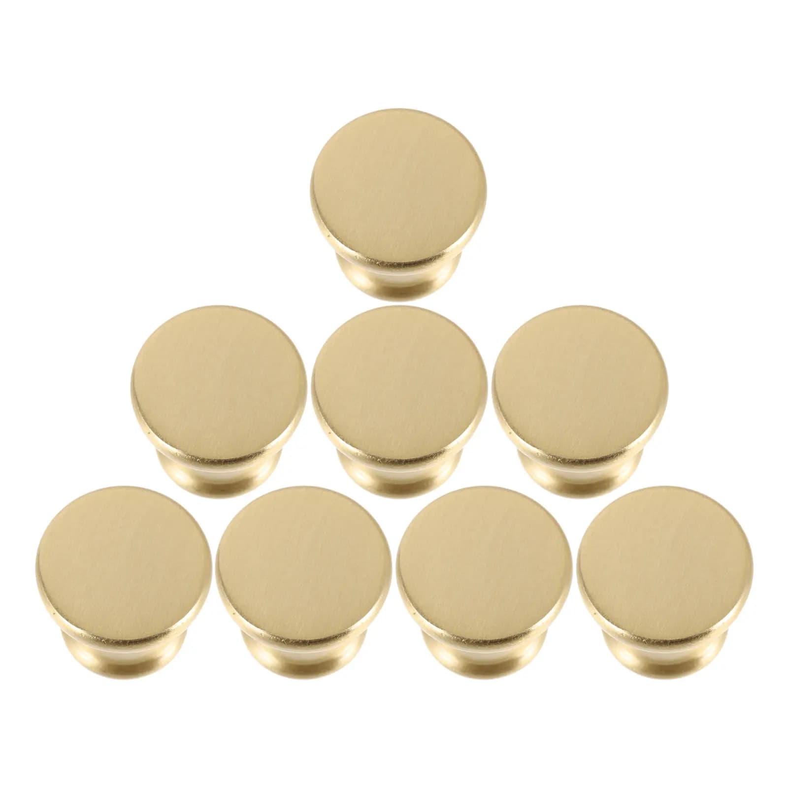 8 Pezzi Piedini Rialzati in Ottone Dorato da 16 mm per Mobili, Supporti per Vassoi in Legno, Distanziatori per Ripiani di Elettrodomestici da Cucina