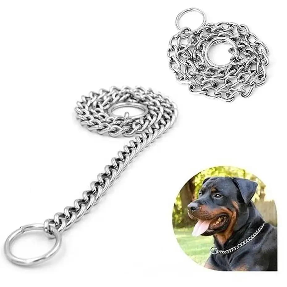 1 Pezzo Collare a Catena per Addestramento Cani, Collare a Strappo per Tutte le Taglie di Animali Domestici, Accessori per Animali