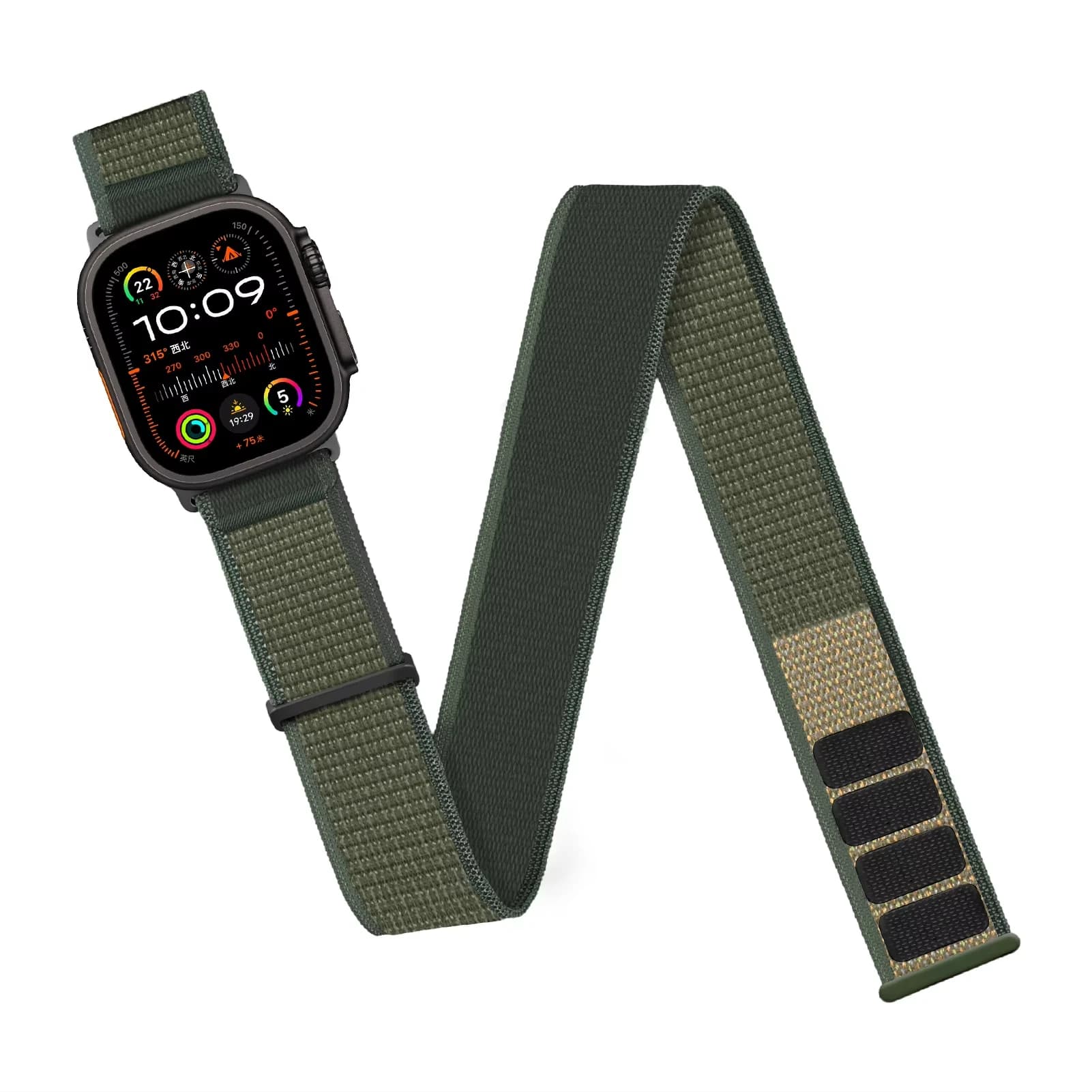 Trail Loop for Apple Watch Ultra 2 49mm 44mm 40 41 45 38mm nylon strap/ ankle strap iWatch 9876 series if S10 42mm 46mm