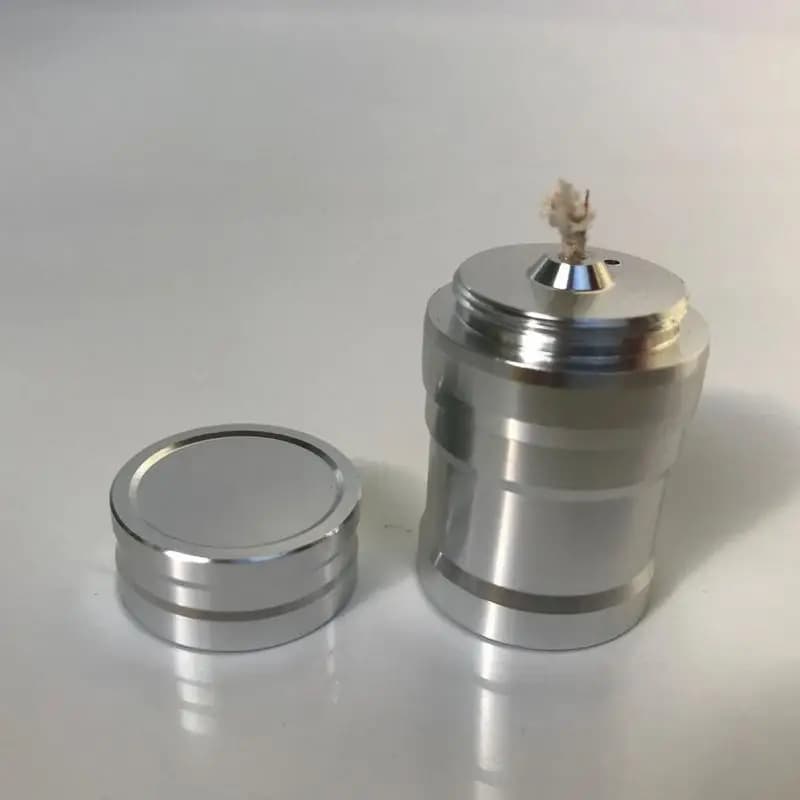 Mini lampada a alcol in lega di alluminio, attrezzatura da laboratorio, fornello per liquidi, per sopravvivenza all'aperto, campeggio, escursionismo, viaggi (senza alcol)