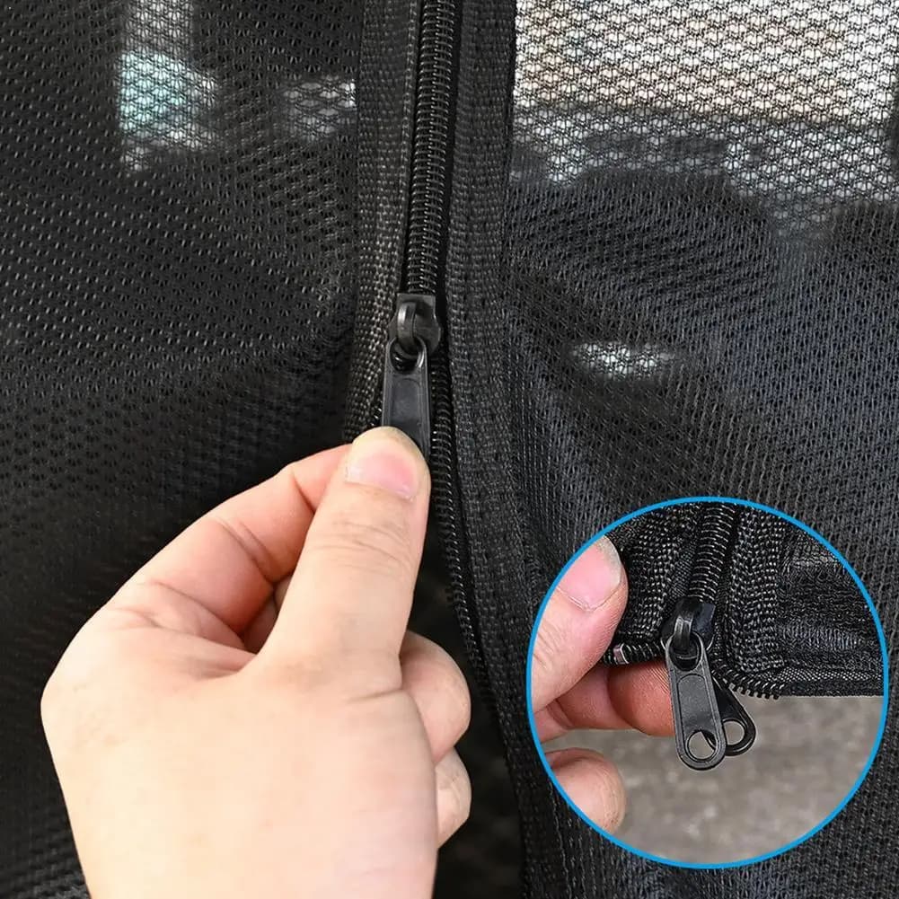 Car Trunk Mesh Curtains Car Tail Camping Mosquito Insect Net For Overlanding Camping Travel UV & Bug Protection Mesh Net