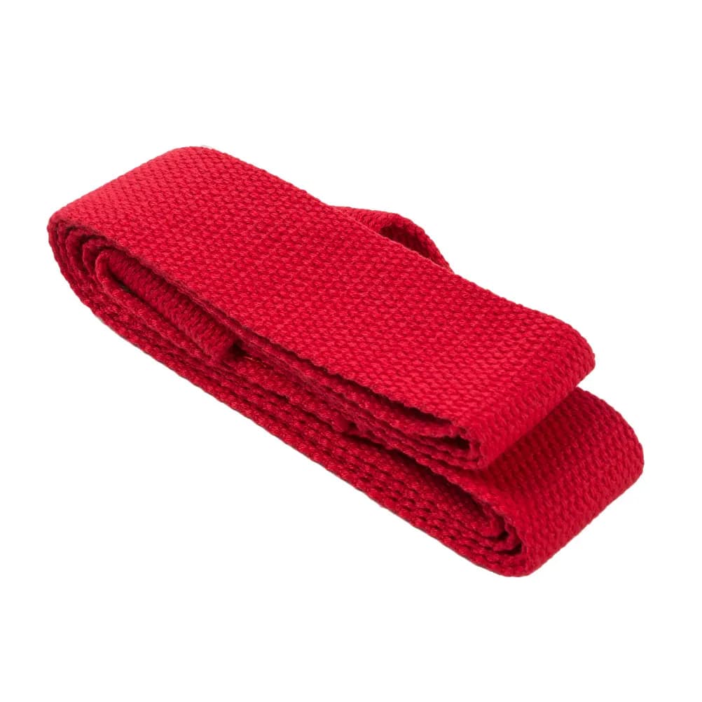 Cinghia per il trasporto tappetino yoga nera 150x38cm in cotone regolabile morbida traspirante per tutte le misure di tappetini, trasporto a mani libere, tracolla per esercizi