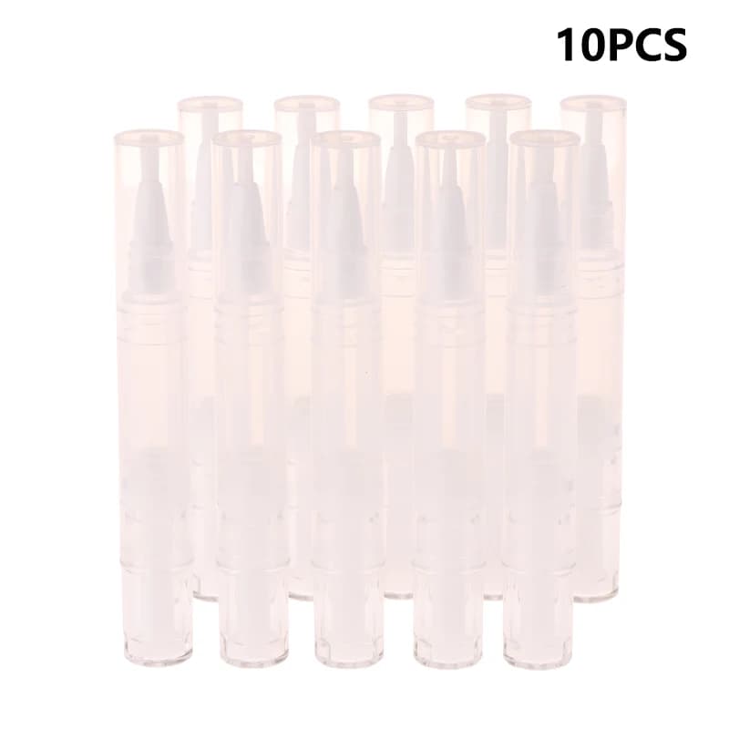 Penna per Olio Unghie da 5ml, Vuota e Ricaricabile, con Punta a Pennello, per Olio Cuticole, Liquido Crescita Ciglia e Smalto Unghie