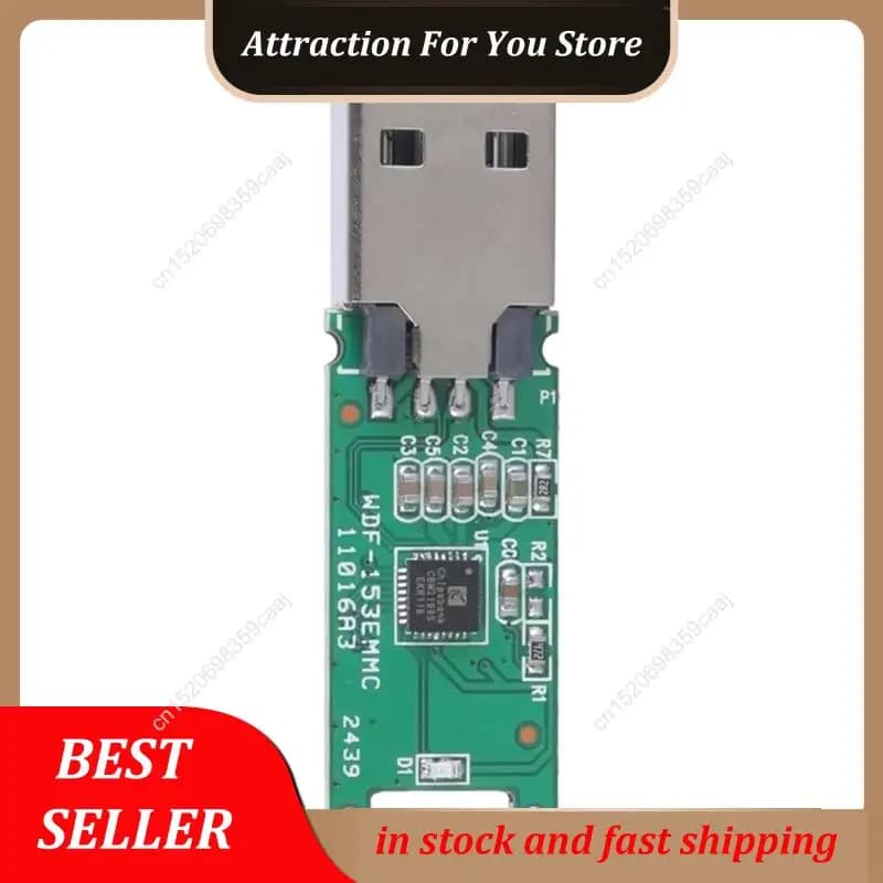 Adattatore EMMC USB 2.0 di vendita caldo 153 169 Scheda principale PCB EMCP Scheda di controllo principale disco U senza memoria flash
