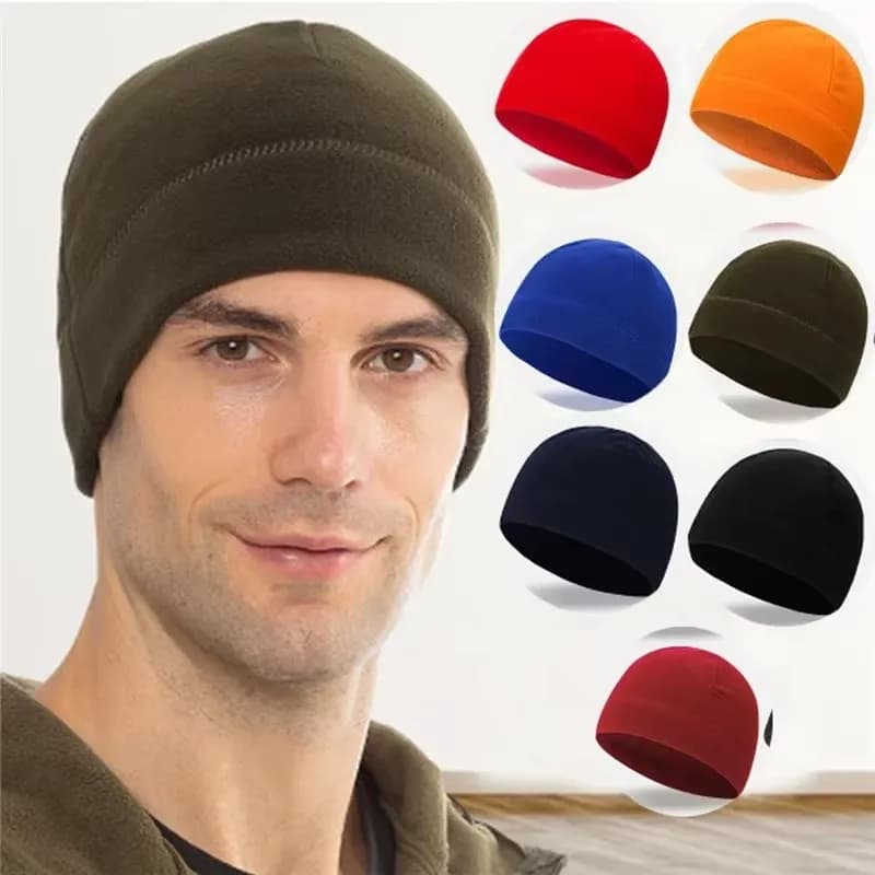 1/2/4 pieces winter new tactical wool hat windproof accessories for outdoor excursions military hat ski table bicycle hat hot urinal