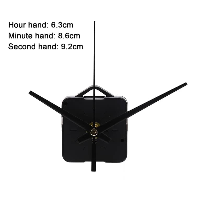 Silent Mechanism of the Wall Clock Mute Quartz Wall Clock DIY-D-T Machine Movement Silver Hands Repair Kit Tool Replace Accessories Set