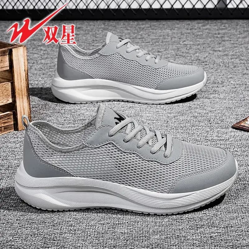 Scarpe da Corsa Casual Trendy in Mesh per Uomo, Sneakers Sportive Traspiranti e Leggere, Calzature Morbide e Confortevoli per Uso Quotidiano e Outdoor