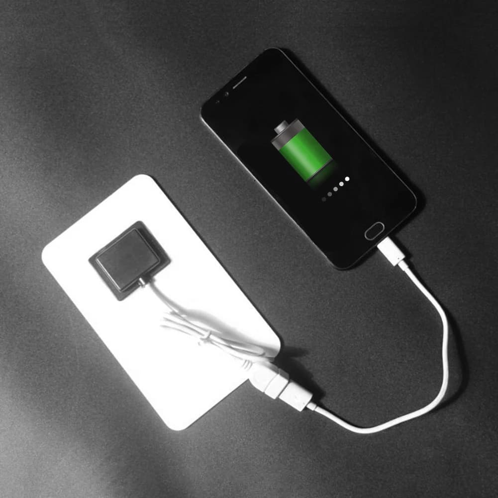 Pannello solare 5V 400mA Uscita 2W Sistema solare portatile esterno USB per dispositivo caricabatterie per telefoni cellulari