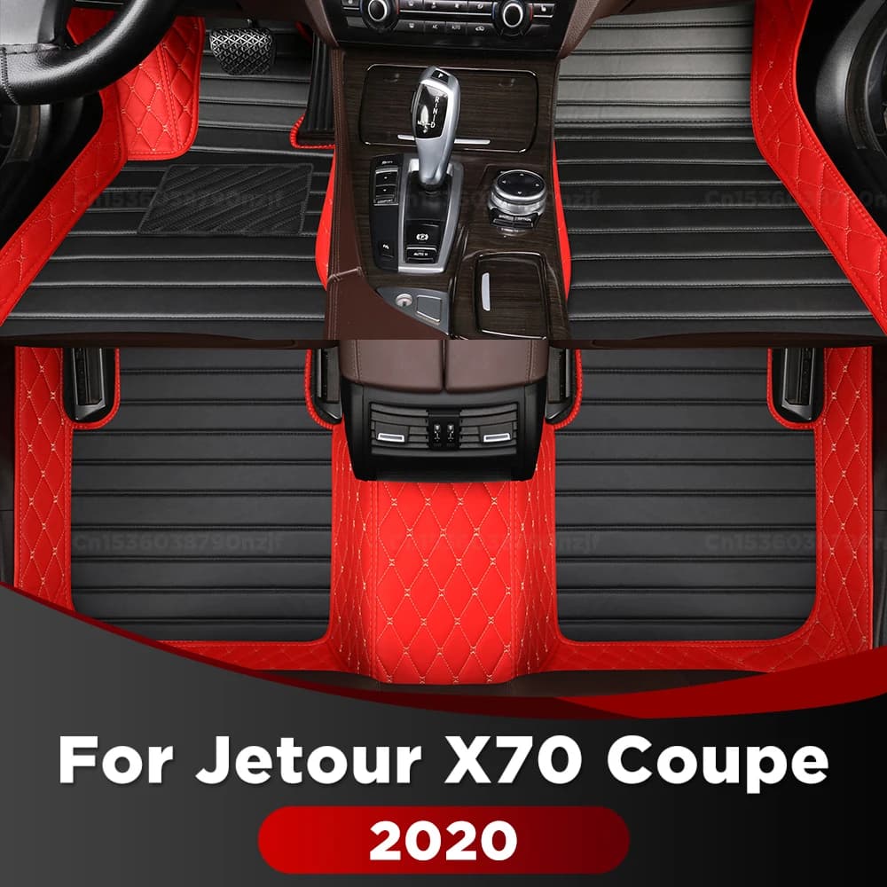 Per Jetour X70 Coupe 2020 Tappetini per auto personalizzati Copertura per tappeti per automobili Dettagli interni Accessori Parti del cuscinetto protettivo