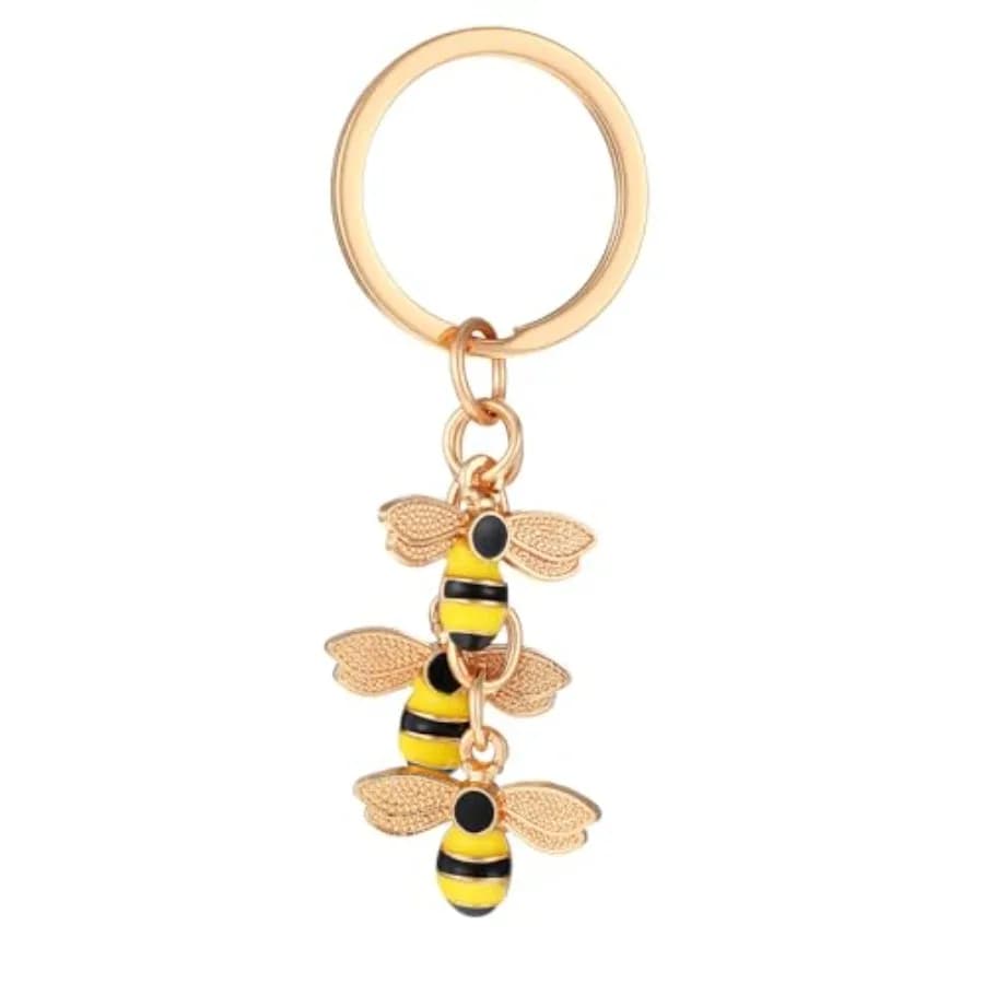 Portachiavi a Forma di Ape Carina per Donne, Accessorio Portachiavi, Ciondoli a Forma di Ape per Borse, Portafogli e Accessori