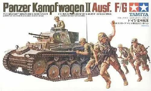 Tamiya 35009 1/35 Kit modello serbatoio Panzer tedesco Kampfwagen II Ausf.F/G