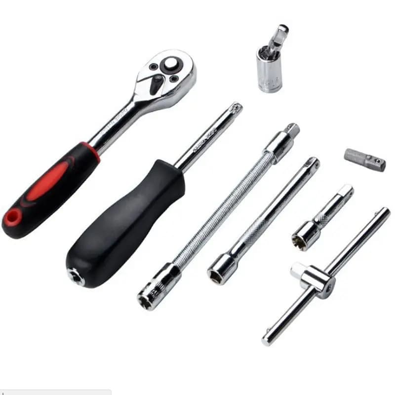 Set di 128 Pezzi di Chiavi a Bussola e Cricchetto, Kit Professionale per Riparazione Alberi a Camme, Personalizzabile in Metallo OEM