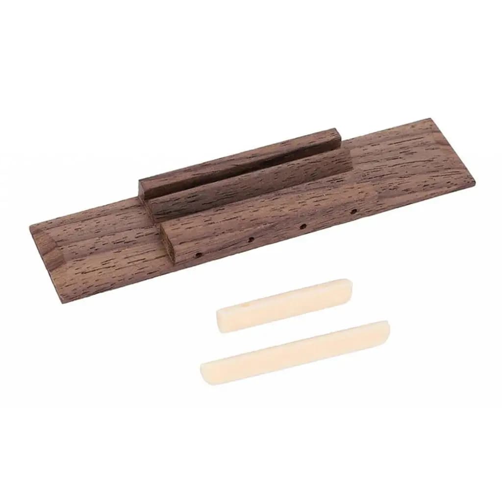 Kit di sostituzione professionale per dadi a sella per ponte in palissandro per ukulele per strumento per chitarra in legno da 21 pollici