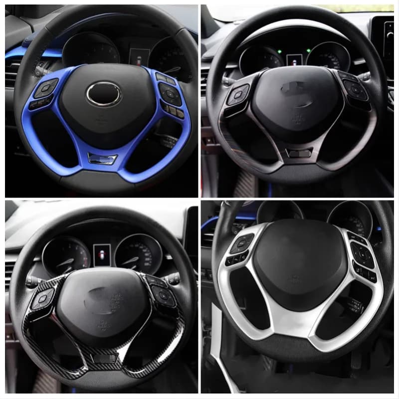 Accessori Auto Volante Pulsante Pannello Decorazione Telaio di Copertura Adesivo Per Toyota C-HR CHR 2017 2018 2019 2020