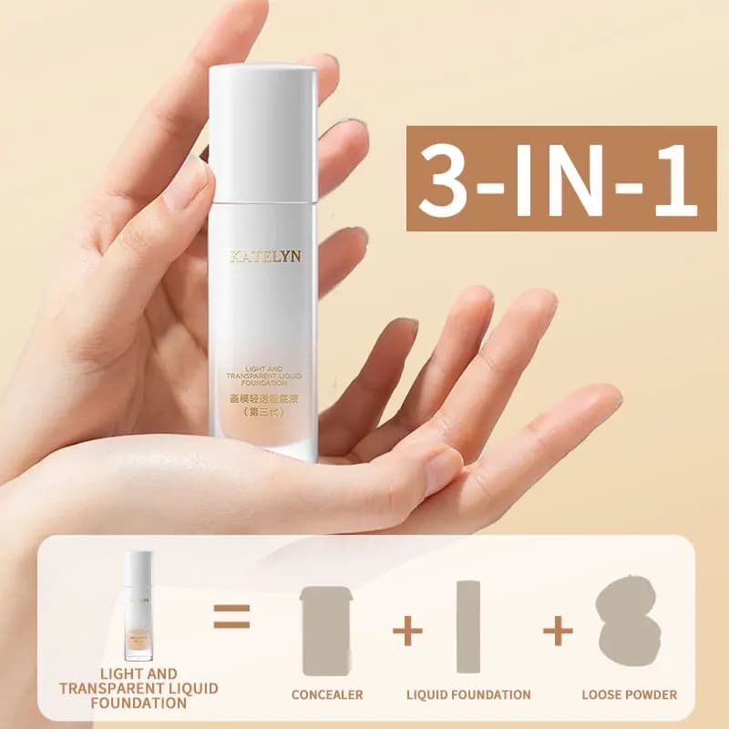 Katelyn Full Coverage Foundation Face Makeup for Women Long-lasting Natural Look Beauty Cosmetics