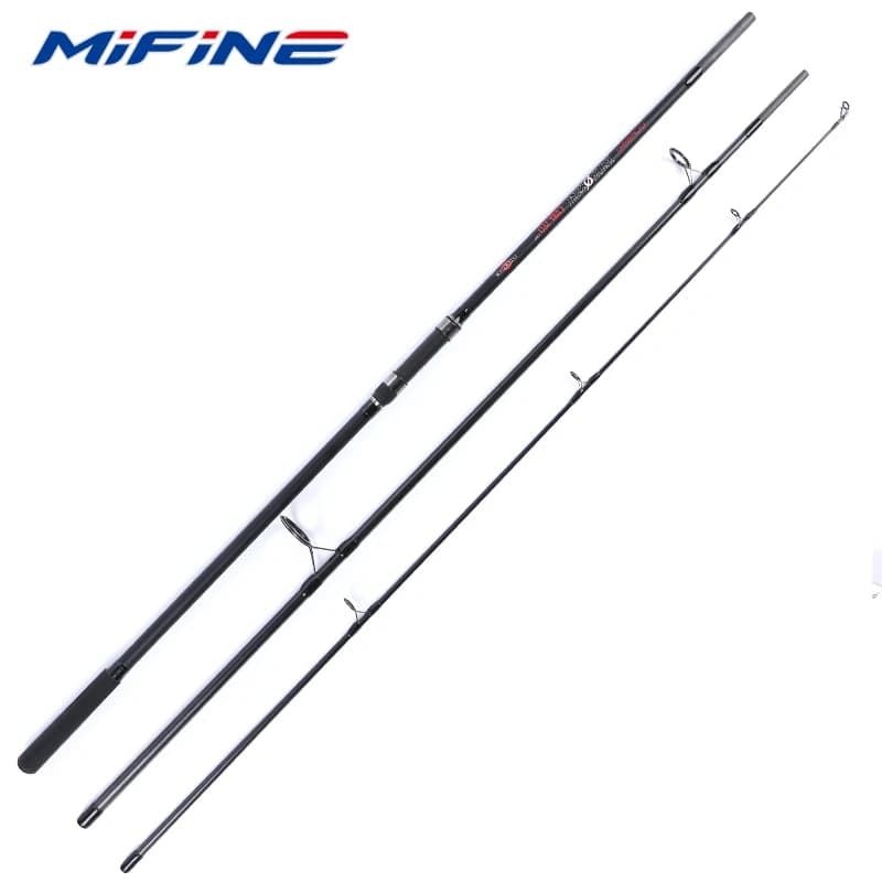 Canna da Pesca MIFINE PAROSSA CARP SPIN, Peso Esca SUPER 3.5LB, 3.6M/3.9M, Canna da Spinning in Carbonio MF, Canna da Surfcasting da Viaggio per Acqua Salata