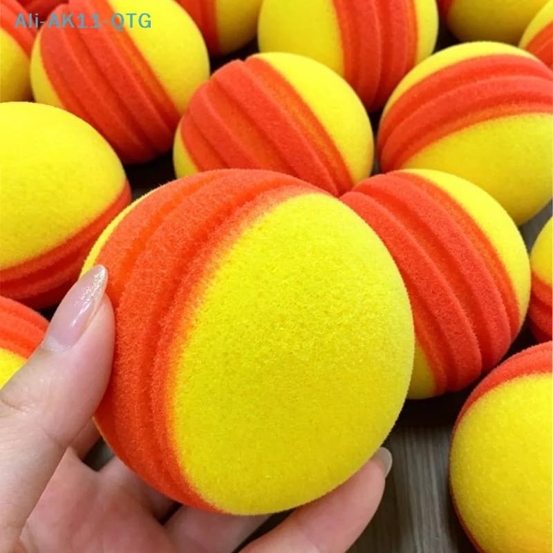 Bounce Soft Safe Indoor Training 3.5 Inch Diameter PU Foam Tennis Ball Low-impact Racket Sports Tennis Training Aids