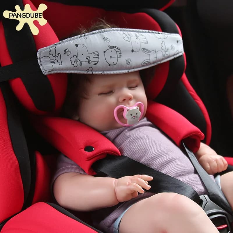 PANGDUBE seggiolino auto supporto per la testa posizionatore per il sonno dei bambini per passeggino seggiolino di sicurezza per gatti supporto per la testa del bambino cintura di protezione