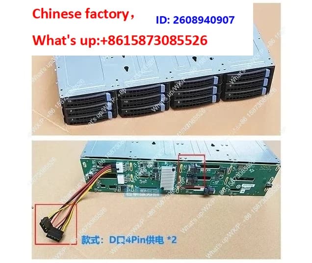 1pcs 2-Piece-3.5-inch 6Gb hard drive rack, 12Gb storage N-AS, C-DN hot-swappable series chassis