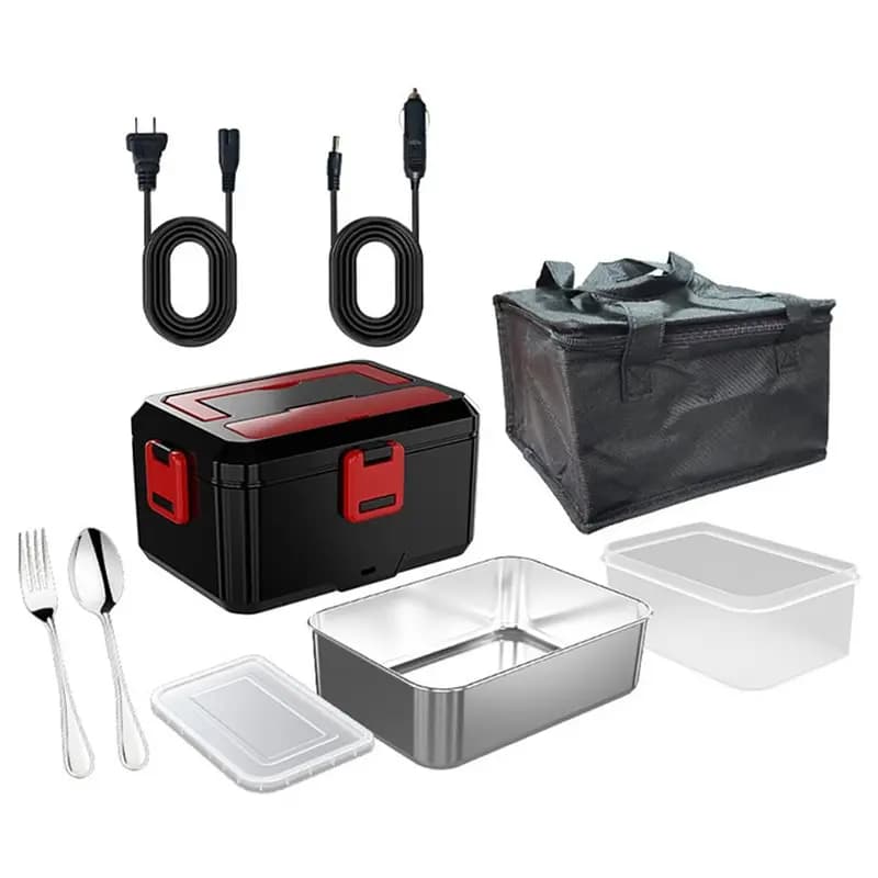 Scaldavivande elettrico ABBZ-Leak-Proof da 1,5 litri, 80W, senza acqua, per casa e auto, riscaldamento portatile.