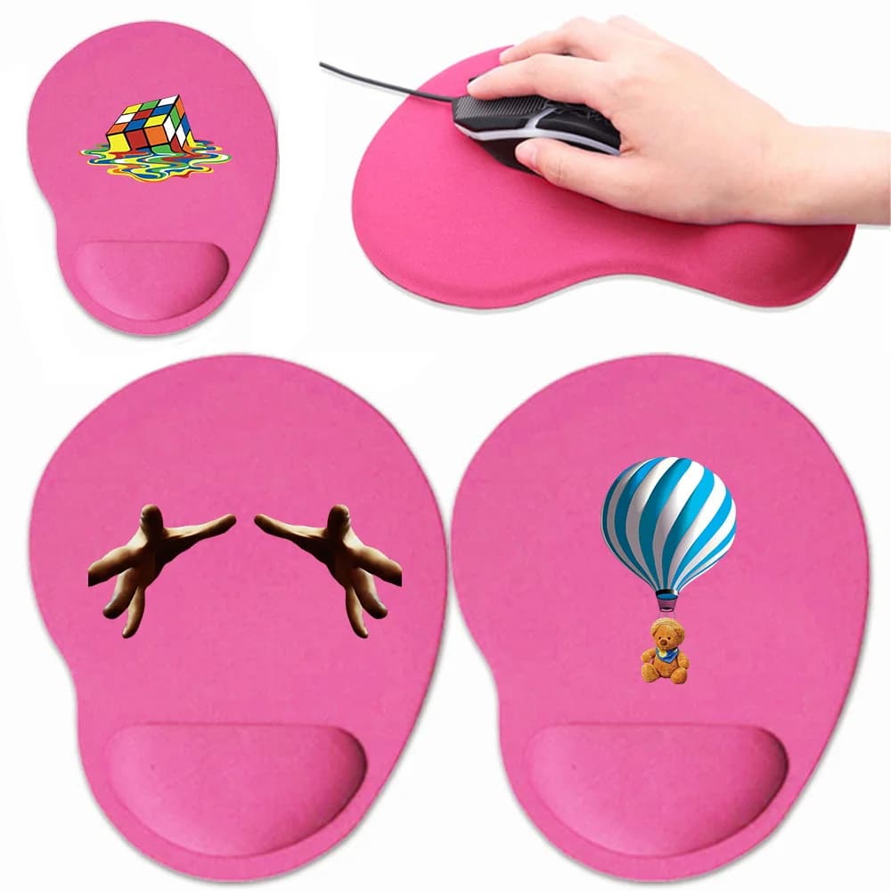 Tappetino per scrivania da ufficio tappetino per Mouse con protezione da polso blu controllo accurato veloce tappetino per Mouse Memory Cotton Rebound Ultra Light 3D Pattern Series