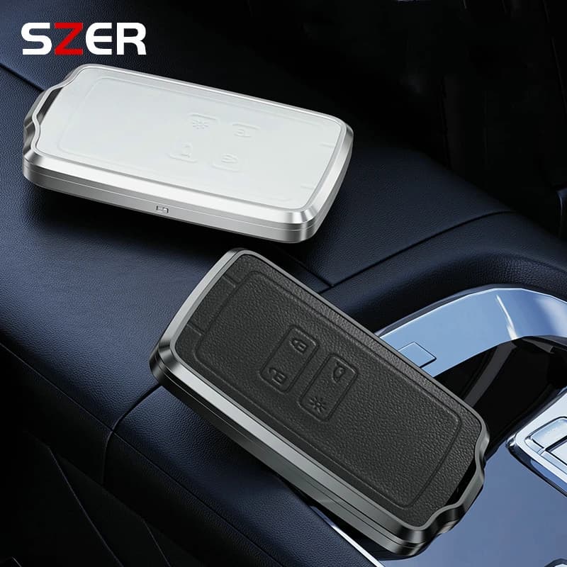 Per Renault Captur Koleos Kadjar Zoe Arkana Espace Clio Megane Grand Scenic Sandero Dacia Duster Card custodia in metallo per chiave auto