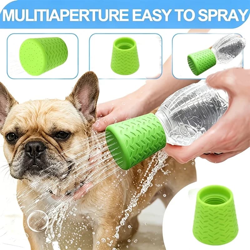 Future Pet Silicone Shower Head - Doccetta Portatile per il Bagno del Cane e Spruzzatore per Acqua da Esterno Multifunzionale!