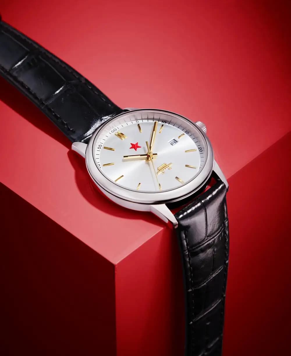 Beijing Watch Minimalist Women Quartz Watch Luxury Casual Ladies Fashion Watch Stainless Steel Case with Premium Leather Band