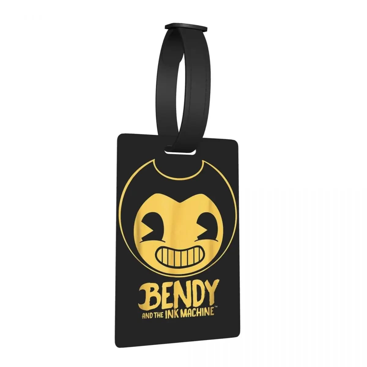Bendy-Ink-Machine Etichette per bagagli Accessori per valigie Viaggi Bagagli portatili Etichetta d'imbarco Porta etichette ID Nome Indirizzo