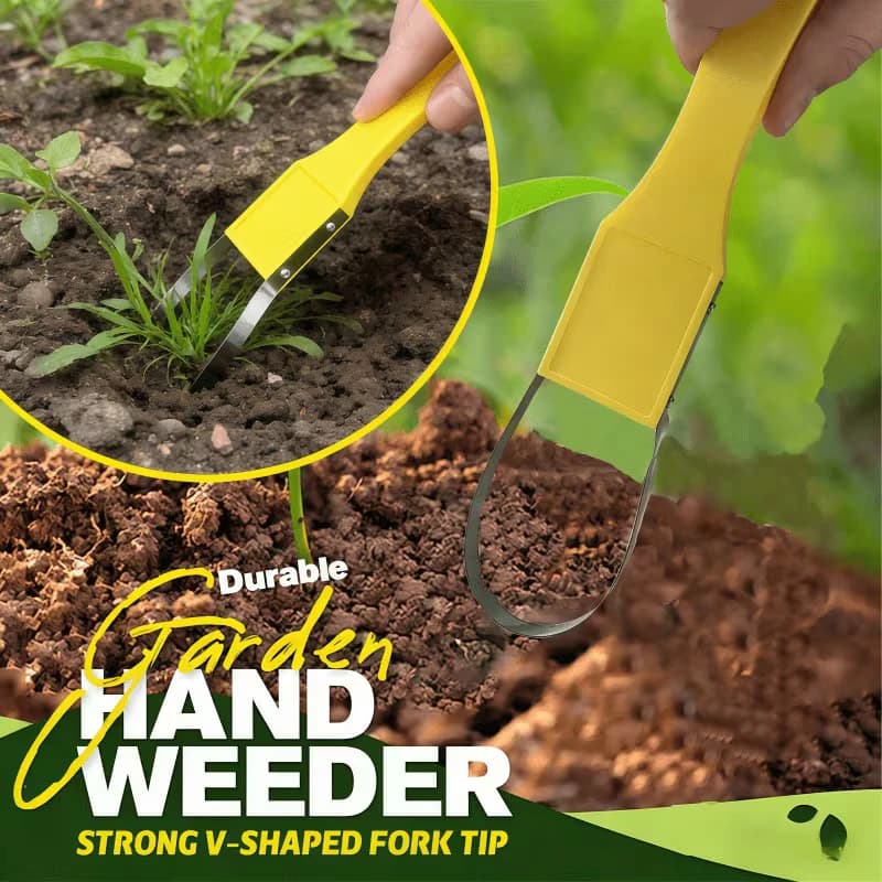 Processore per erbacce, attrezzo da giardino portatile, strumento per diserbo, attrezzo per il rimodellamento del terreno, per rimuovere le radici delle erbacce dal fondo del terreno.