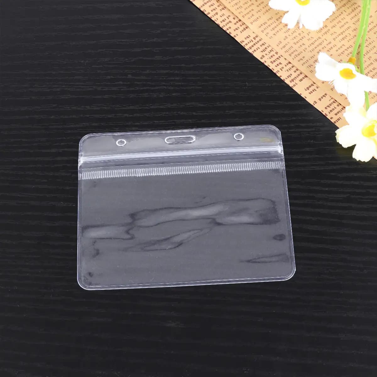 100 Pezzi Porta Documenti in PVC Trasparente Impermeabile, Organizzatore Multifunzionale per Passaporto e Carte, Morbido e Facile da Trasportare per Lavoro e Viaggi