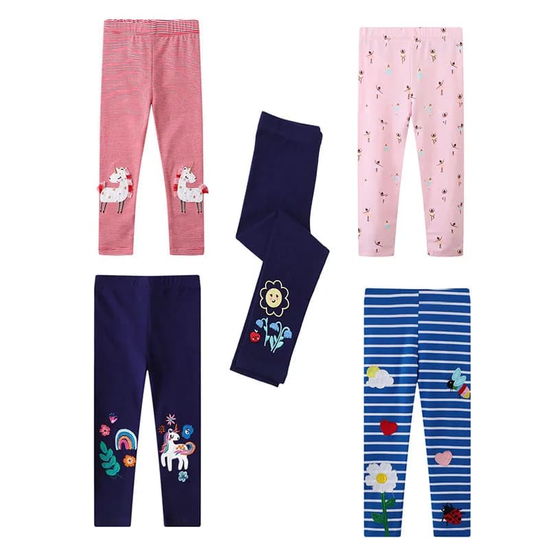 Metri da salto 2-7T Moda Bella vendita calda Leggings per bambini Pantaloni Pantaloni skinny per bambini Pantaloni a matita completi Pantaloni autunno primavera